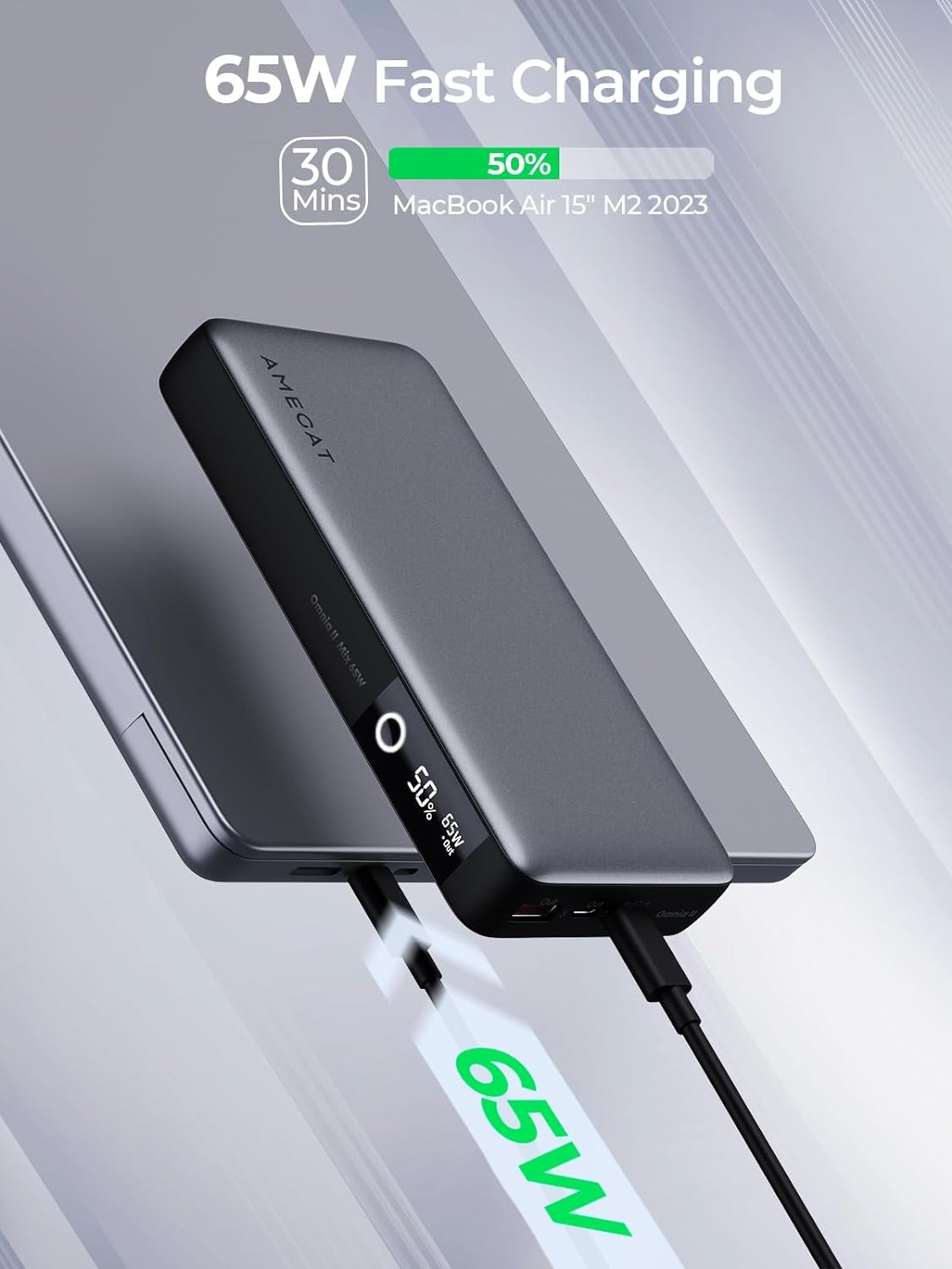 AMEGAT Power Bank 65W